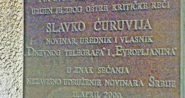 Obeleženo 16 godina od ubistva novinara Slavka Ćuruvije