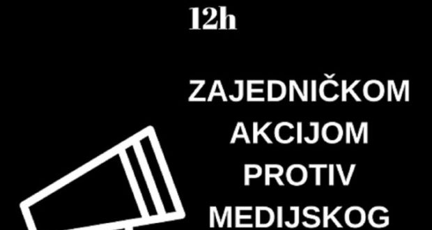 Protestna akcija: Zamračenje medija i društvenih mreža u Srbiji sutra u podne