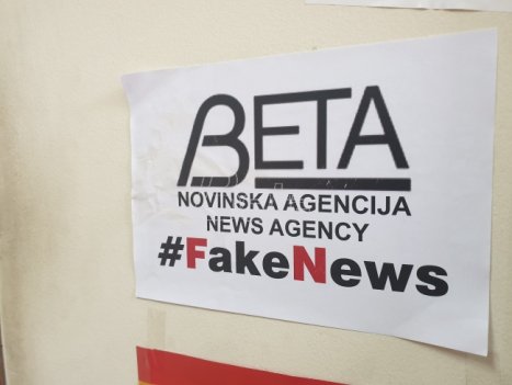 Plakati protiv agencije Beta ozbiljna pretnja