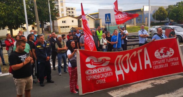 Podrška radnicima Aerodrom keteringa koji su u štrajku